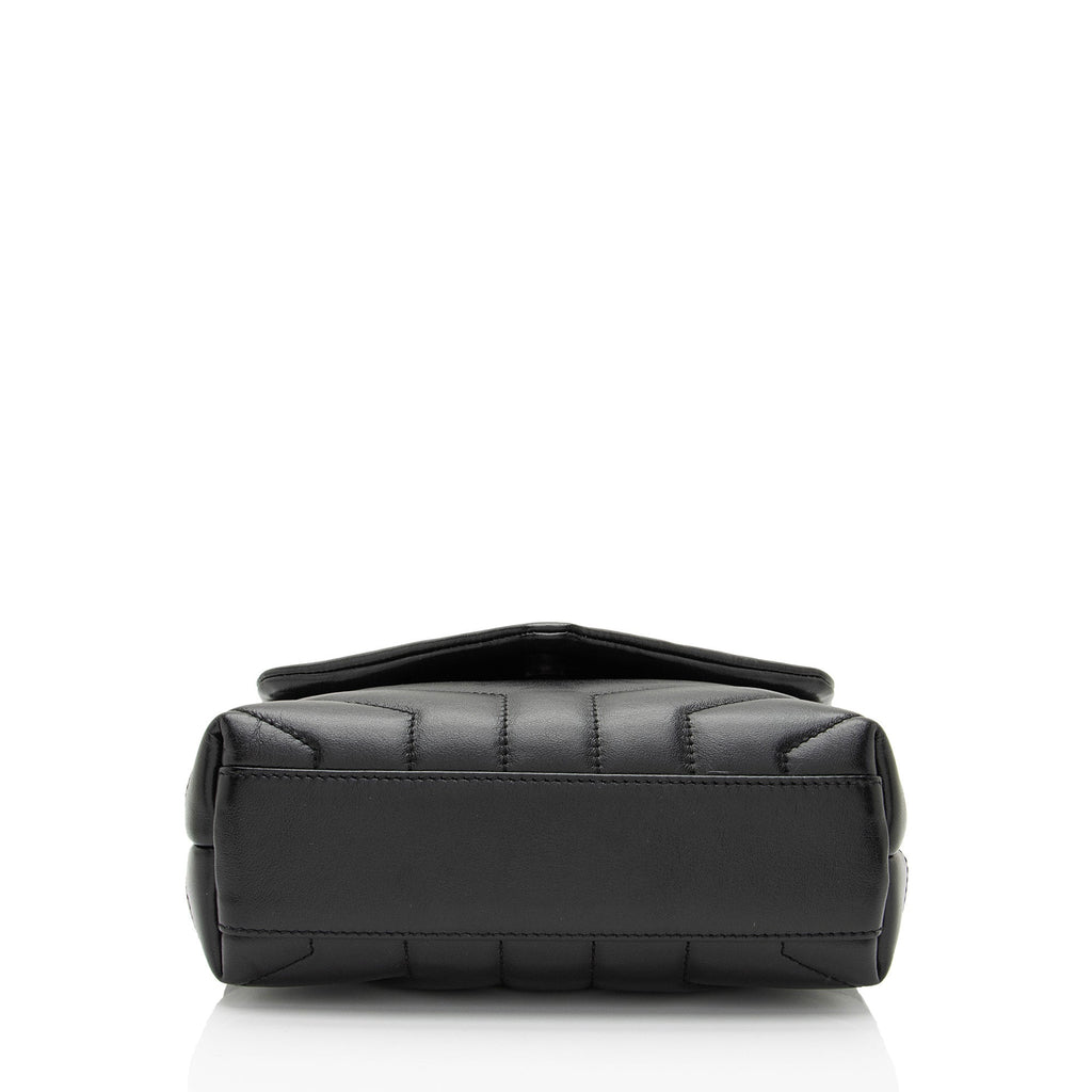 Saint Laurent Matelasse Calfskin Monogram LouLou Toy Crossbody (SHF-G6die7)