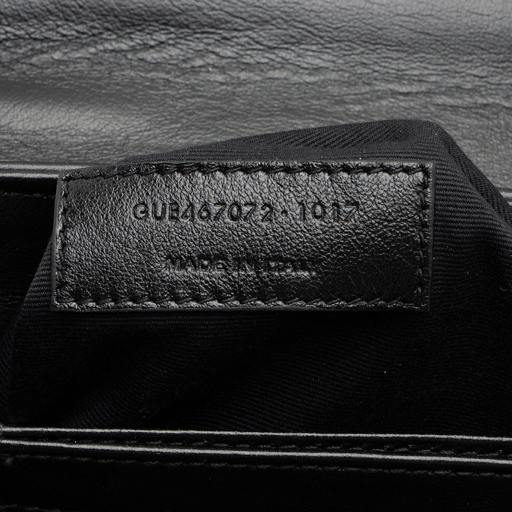 Saint Laurent Matelasse Calfskin Monogram LouLou Toy Crossbody (SHF-G6die7)
