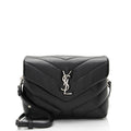 Saint Laurent Matelasse Calfskin Monogram LouLou Toy Crossbody (SHF-G6die7)