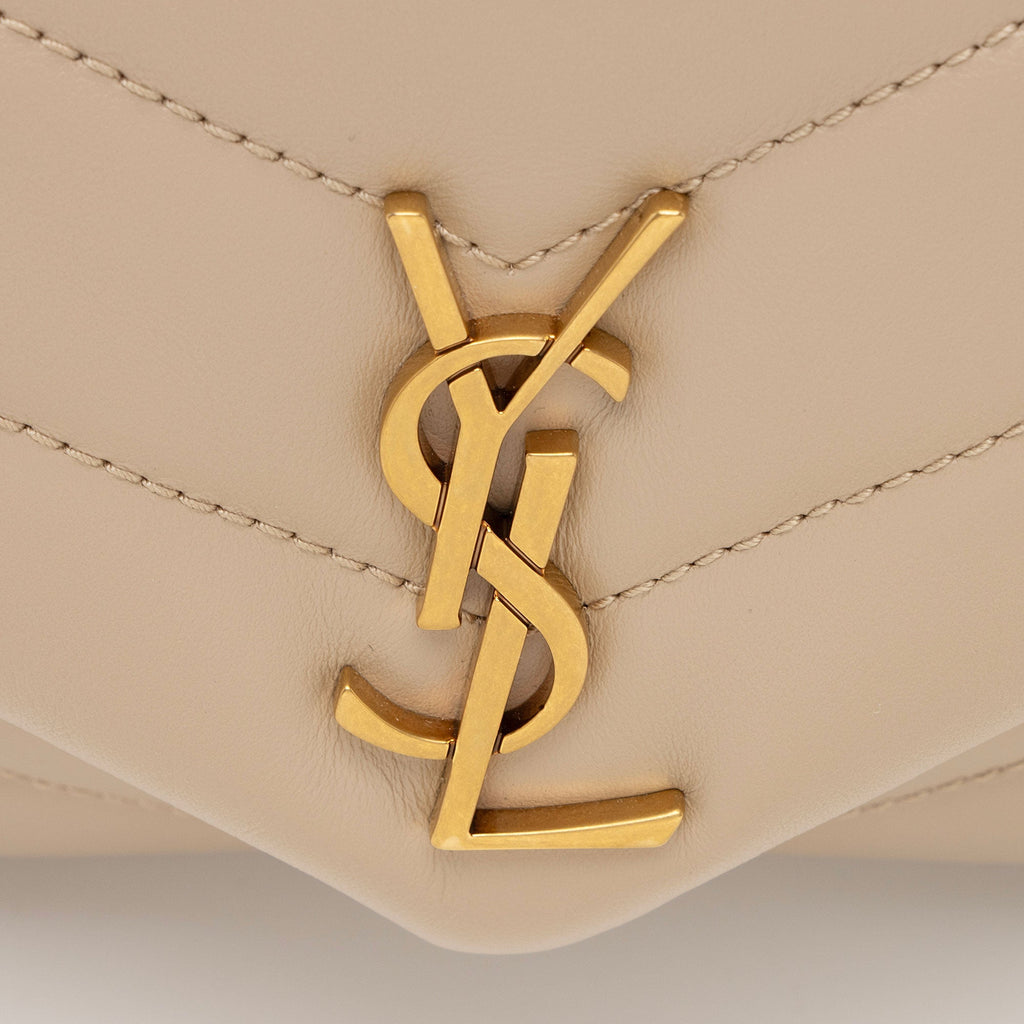 Saint Laurent Matelasse Calfskin Monogram LouLou Toy Crossbody