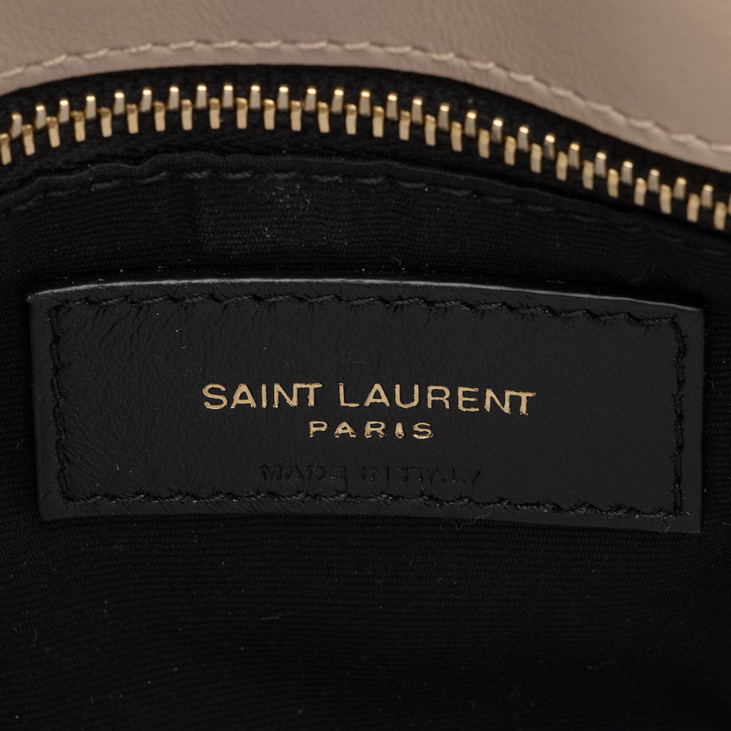 Saint Laurent Matelasse Calfskin Monogram LouLou Toy Crossbody