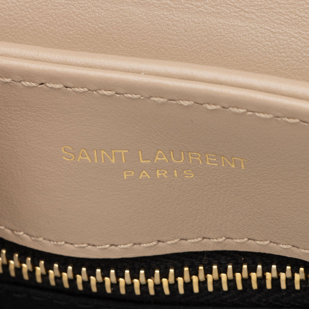 Saint Laurent Matelasse Calfskin Monogram LouLou Toy Crossbody