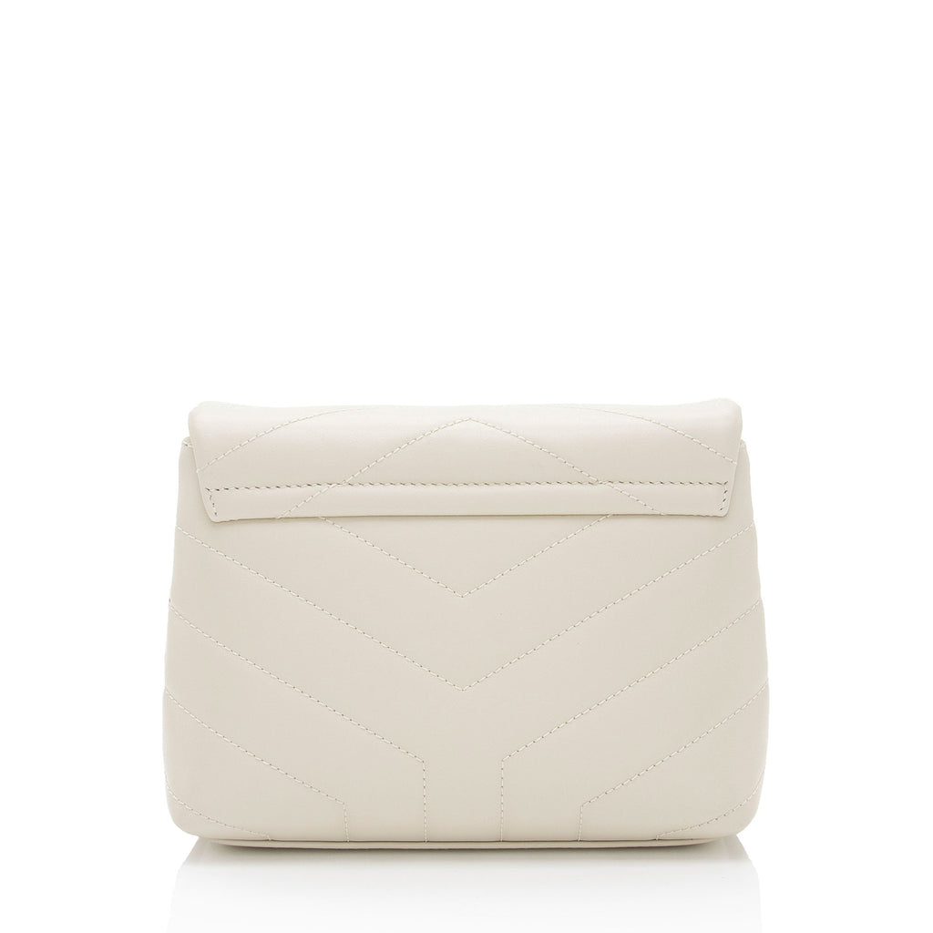Saint Laurent Matelasse Calfskin Monogram LouLou Toy Crossbody