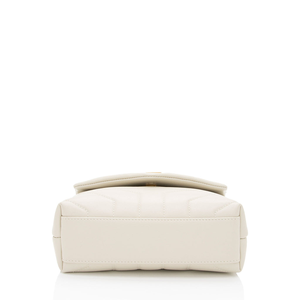 Saint Laurent Matelasse Calfskin Monogram LouLou Toy Crossbody