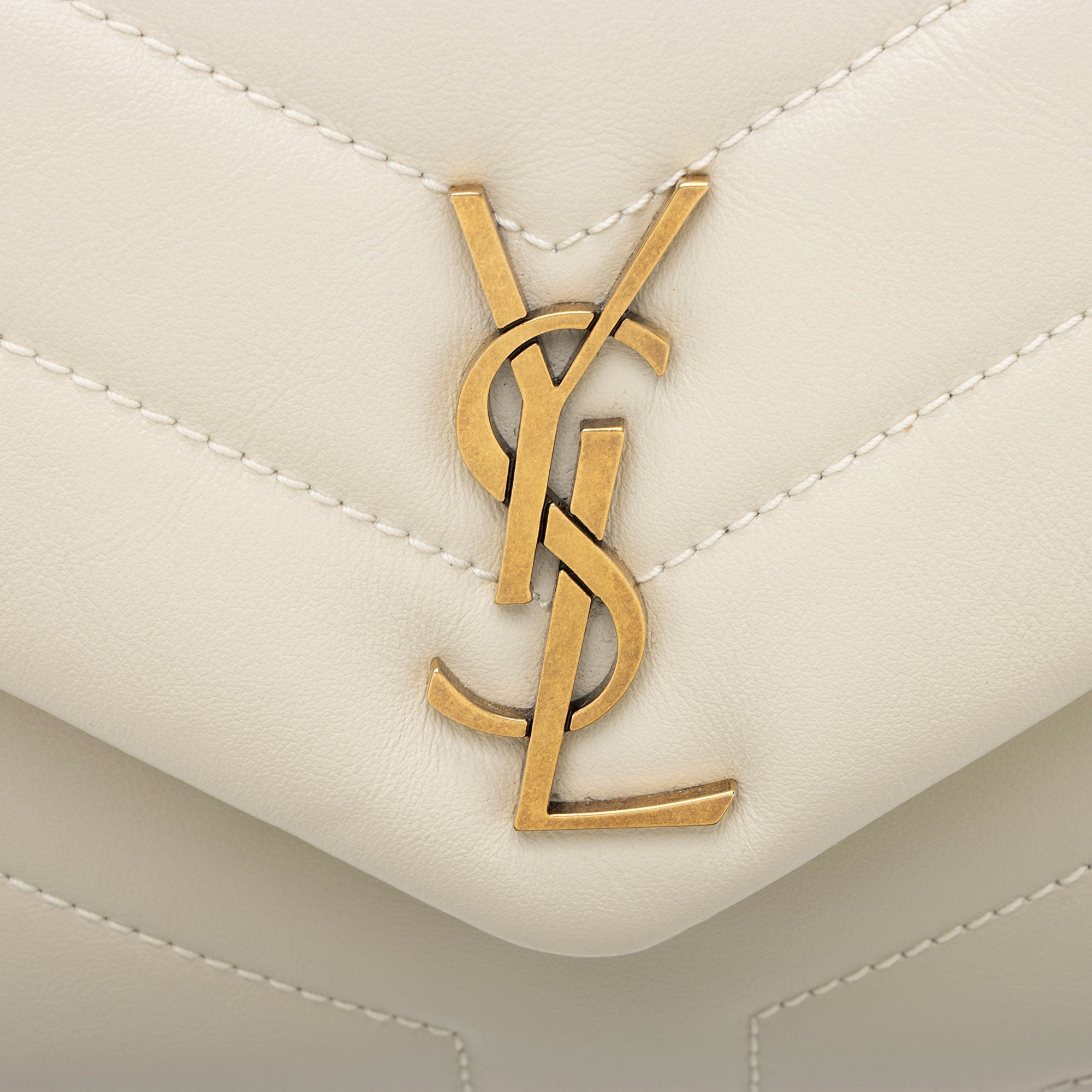 Saint Laurent Matelasse Calfskin Monogram LouLou Toy Crossbody