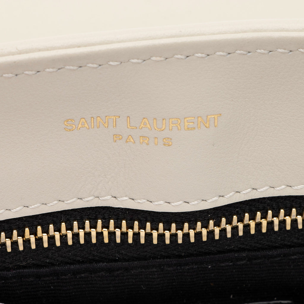 Saint Laurent Matelasse Calfskin Monogram LouLou Toy Crossbody