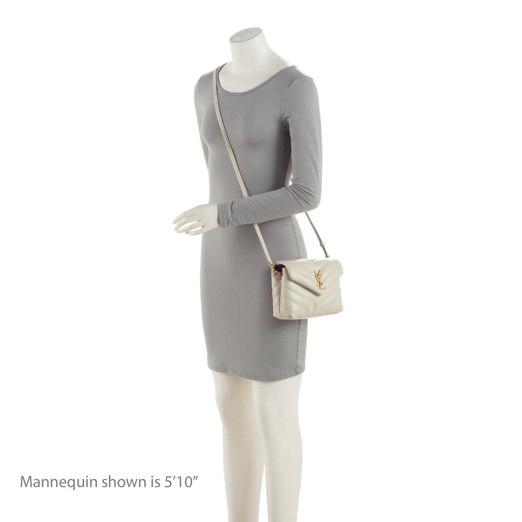 Saint Laurent Matelasse Calfskin Monogram LouLou Toy Crossbody