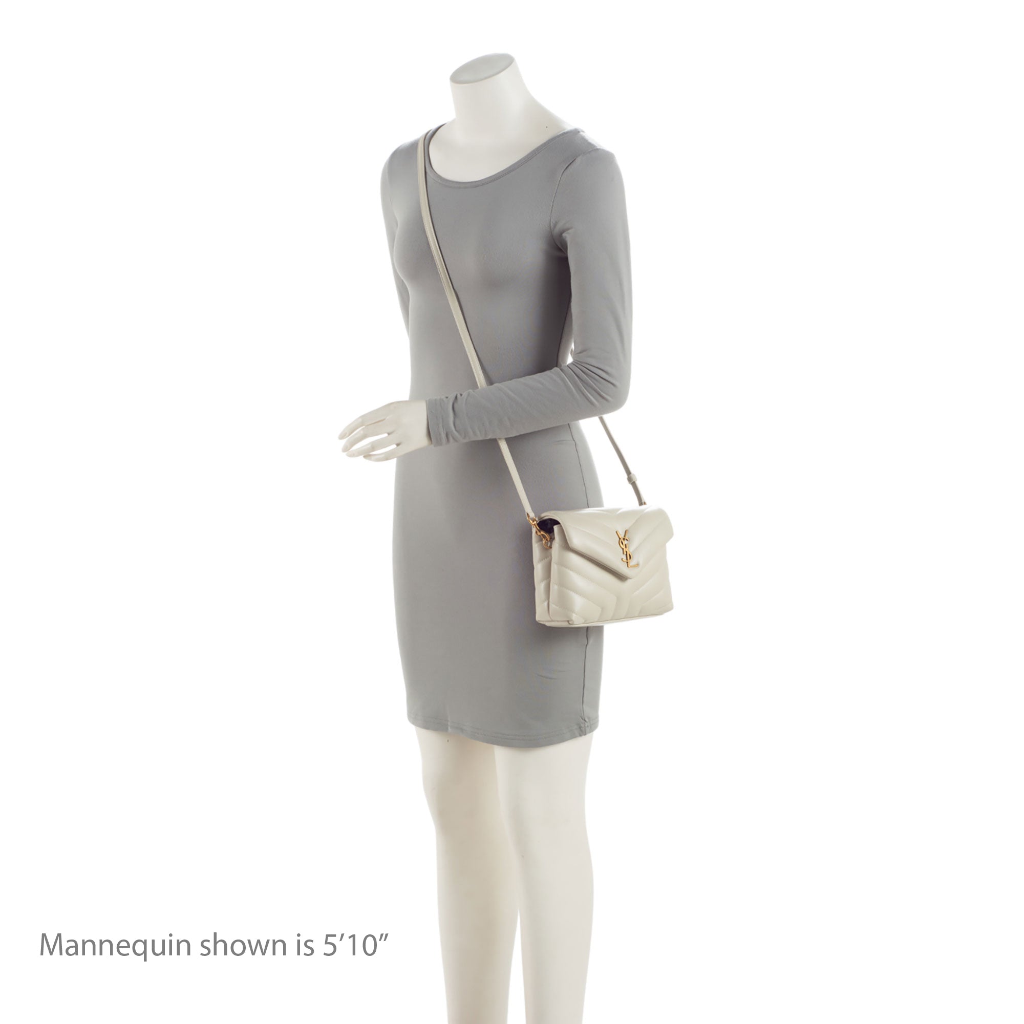 Saint Laurent Matelasse Calfskin Monogram LouLou Toy Crossbody