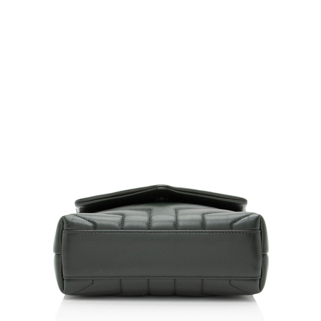 Saint Laurent Matelasse Calfskin Monogram LouLou Toy Crossbody