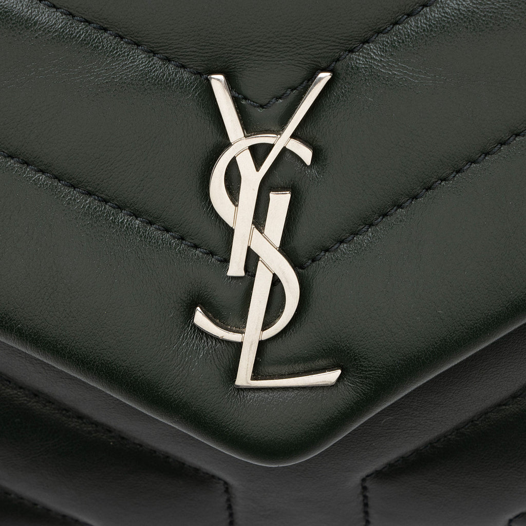 Saint Laurent Matelasse Calfskin Monogram LouLou Toy Crossbody