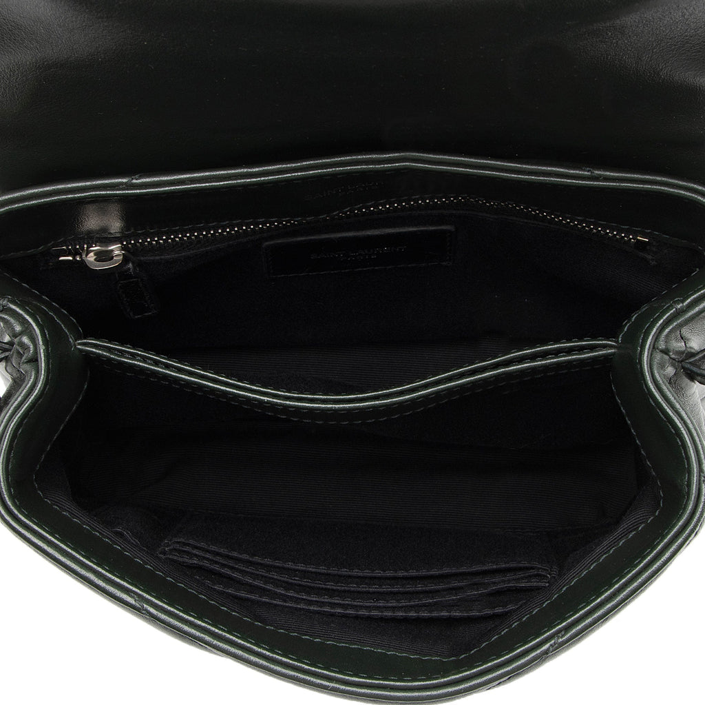 Saint Laurent Matelasse Calfskin Monogram LouLou Toy Crossbody