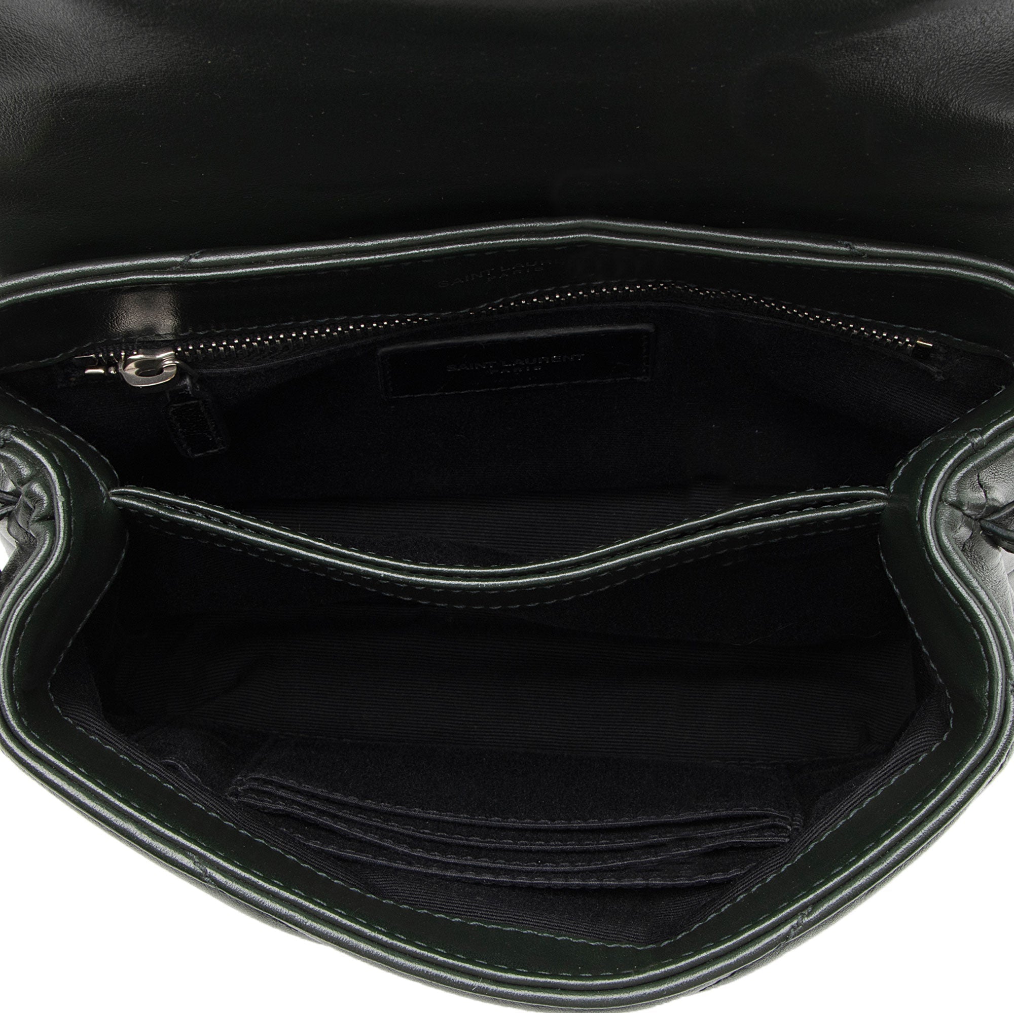 Saint Laurent Matelasse Calfskin Monogram LouLou Toy Crossbody