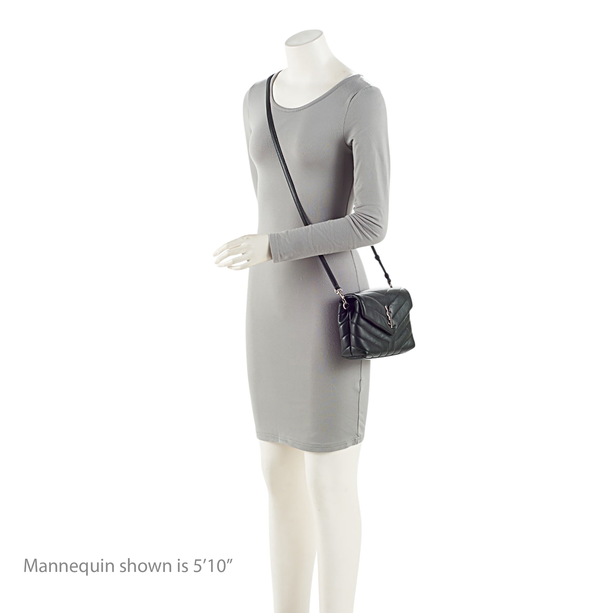 Saint Laurent Matelasse Calfskin Monogram LouLou Toy Crossbody
