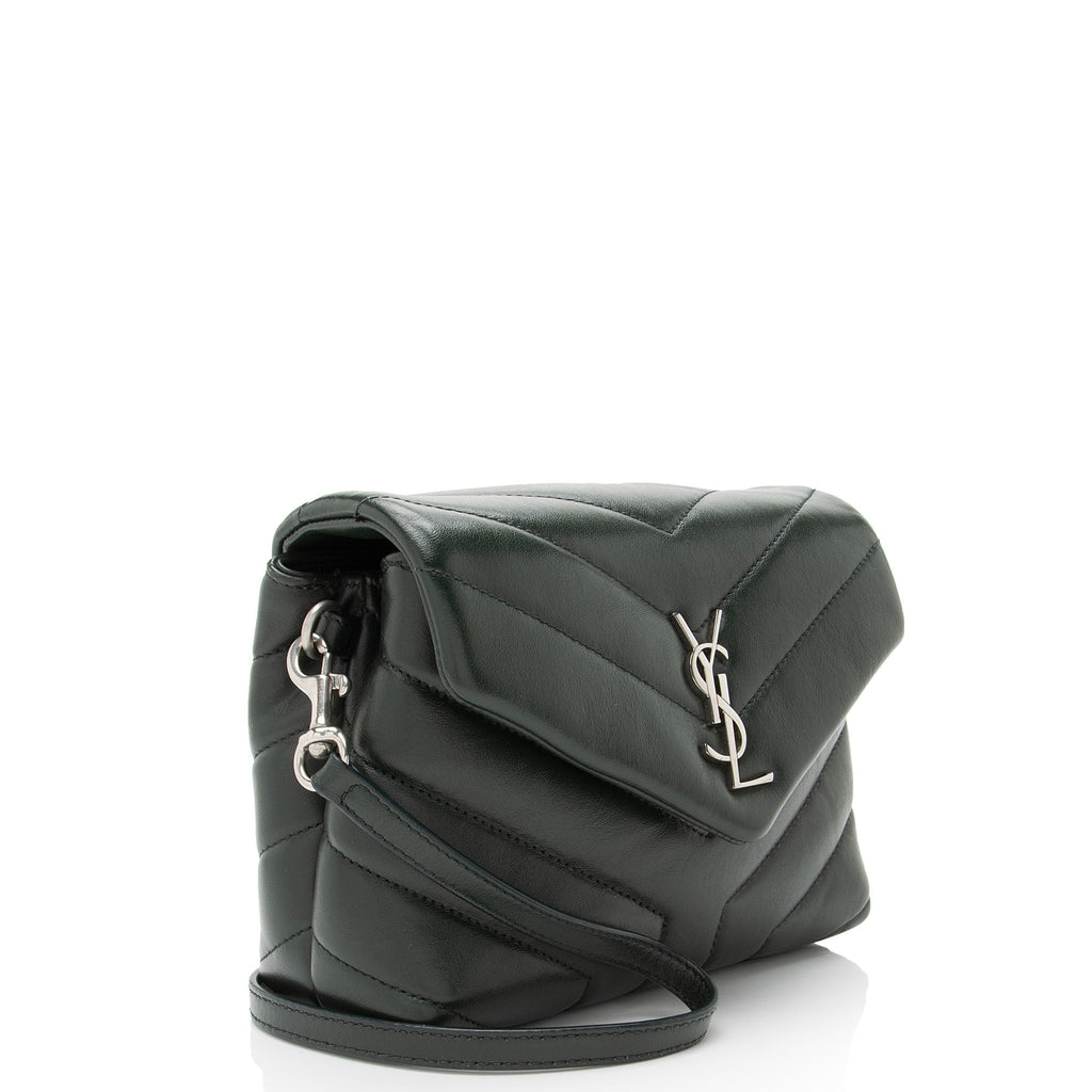 Saint Laurent Matelasse Calfskin Monogram LouLou Toy Crossbody