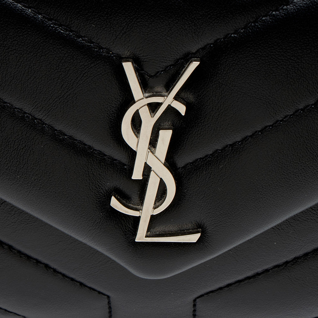 Saint Laurent Matelasse Calfskin Monogram LouLou Toy Crossbody