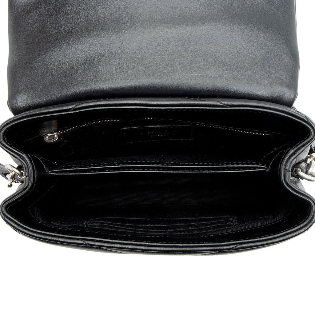 Saint Laurent Matelasse Calfskin Monogram LouLou Toy Crossbody