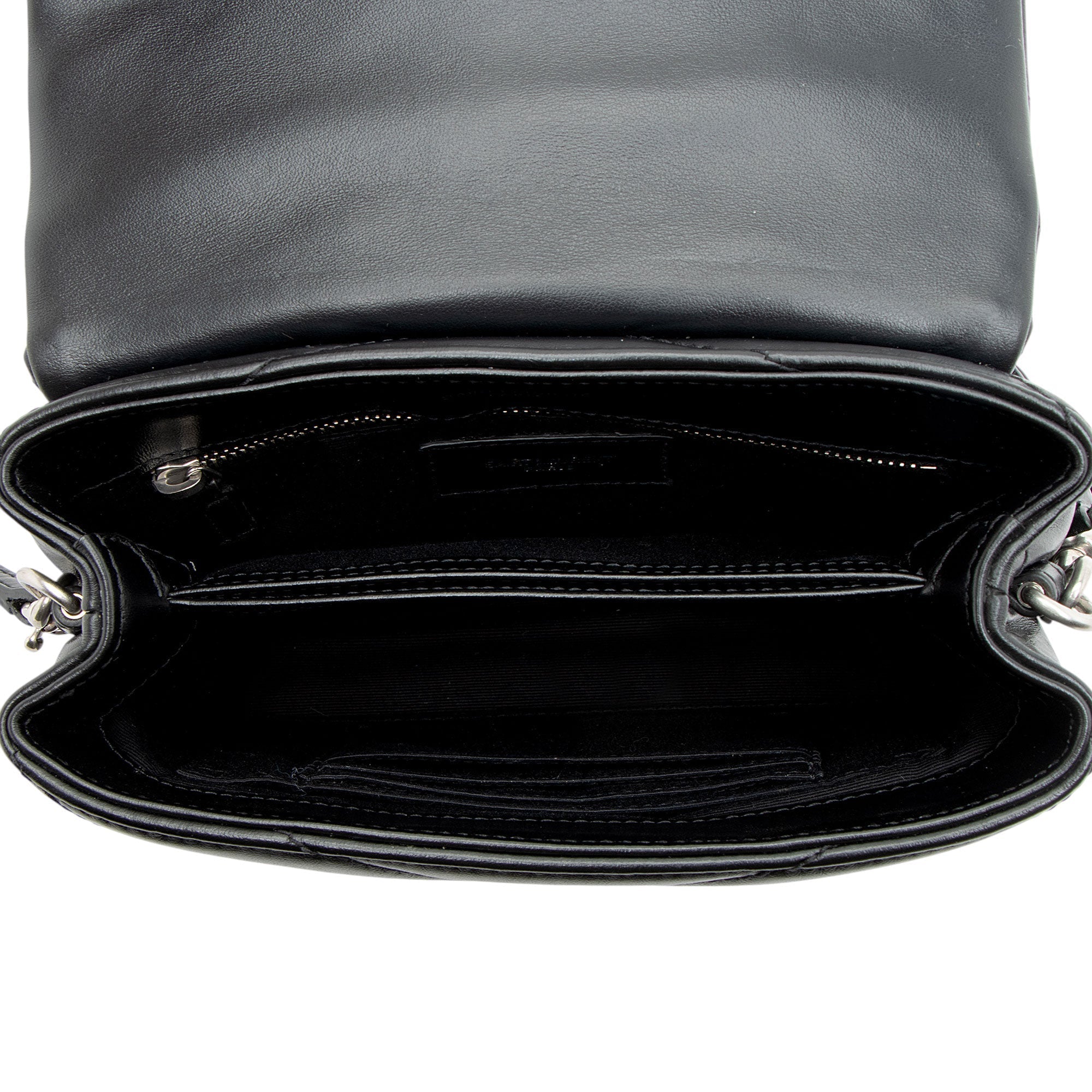 Saint Laurent Matelasse Calfskin Monogram LouLou Toy Crossbody