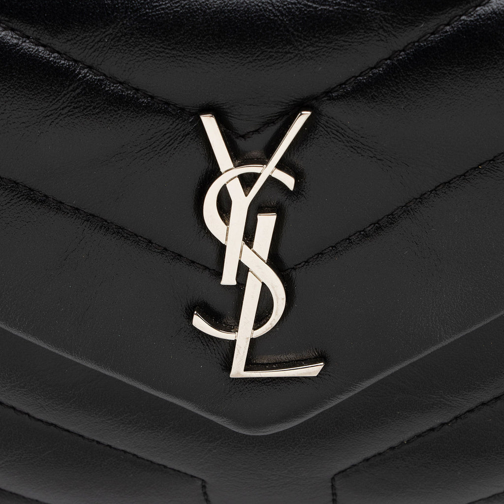 Saint Laurent Matelasse Calfskin Monogram LouLou Toy Crossbody