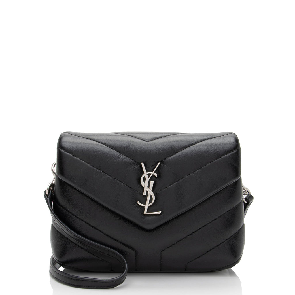 Saint Laurent Matelasse Calfskin Monogram LouLou Toy Crossbody