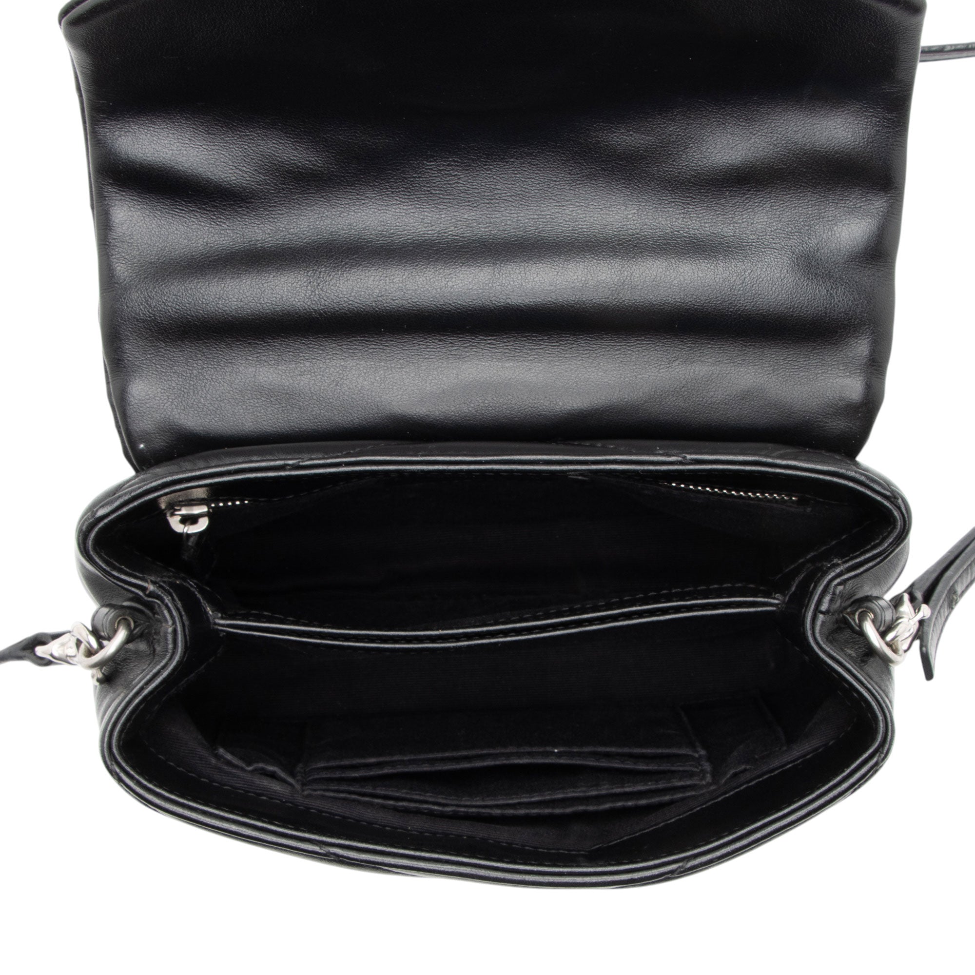Saint Laurent Matelasse Calfskin Monogram LouLou Toy Crossbody