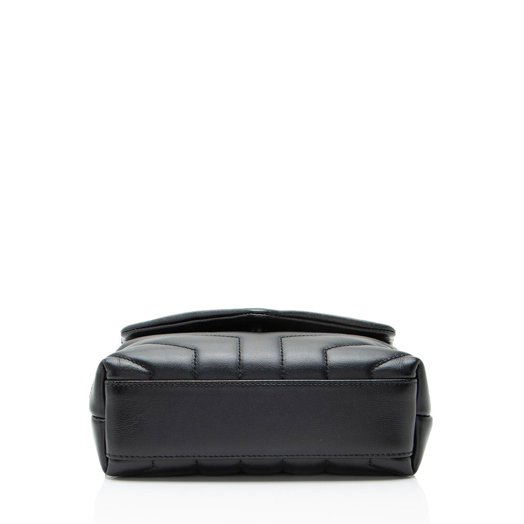 Saint Laurent Matelasse Calfskin Monogram LouLou Toy Crossbody