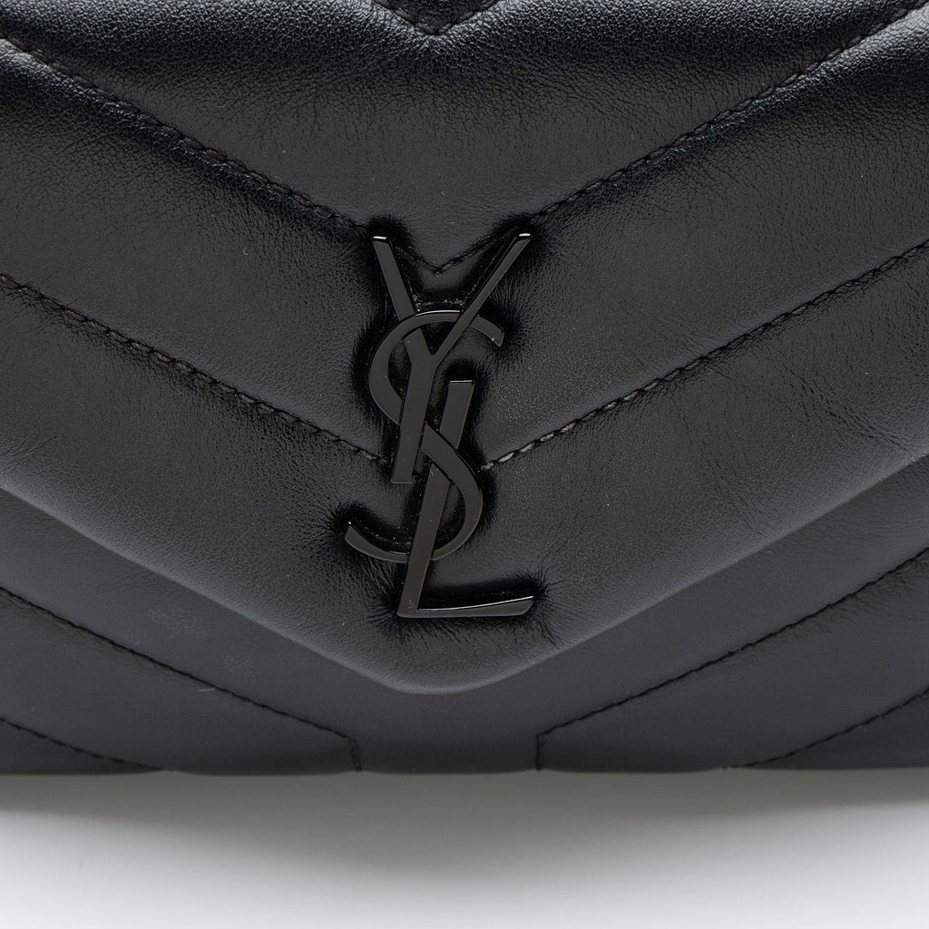 Saint Laurent Matelasse Calfskin Monogram LouLou Toy Crossbody