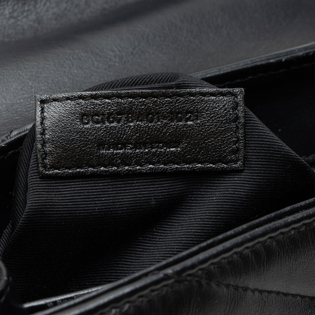 Saint Laurent Matelasse Calfskin Monogram LouLou Toy Crossbody