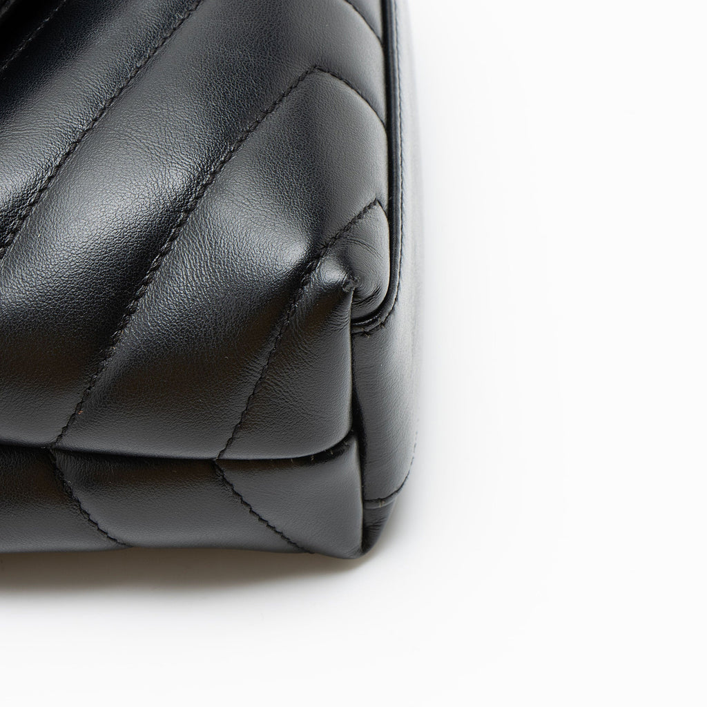 Saint Laurent Matelasse Calfskin Monogram LouLou Toy Crossbody