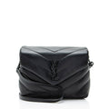 Saint Laurent Matelasse Calfskin Monogram LouLou Toy Crossbody