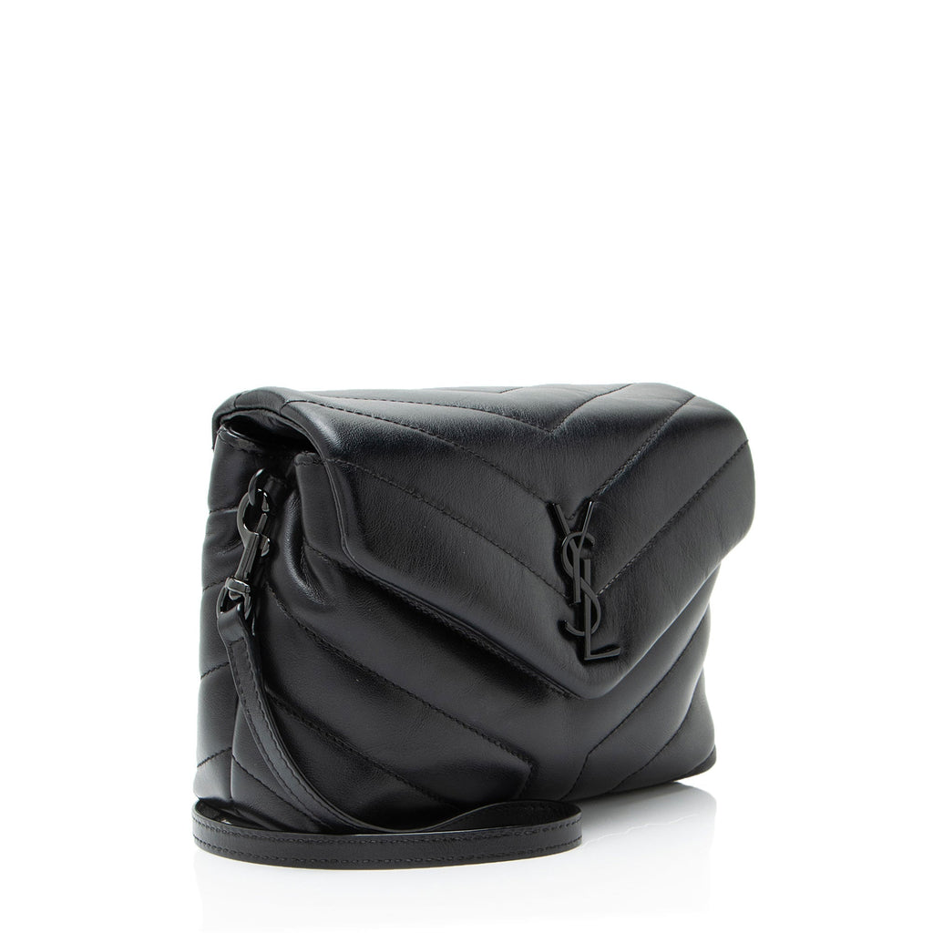 Saint Laurent Matelasse Calfskin Monogram LouLou Toy Crossbody