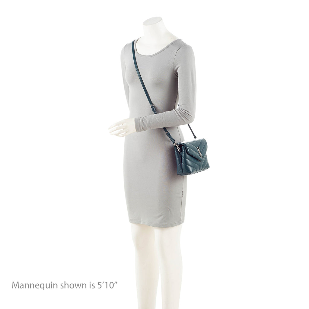 Saint Laurent Matelasse Calfskin Monogram LouLou Toy Crossbody