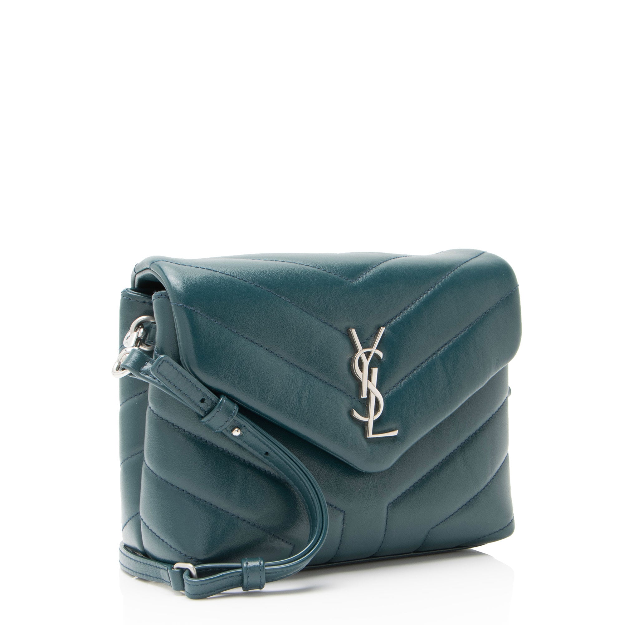 Saint Laurent Matelasse Calfskin Monogram LouLou Toy Crossbody