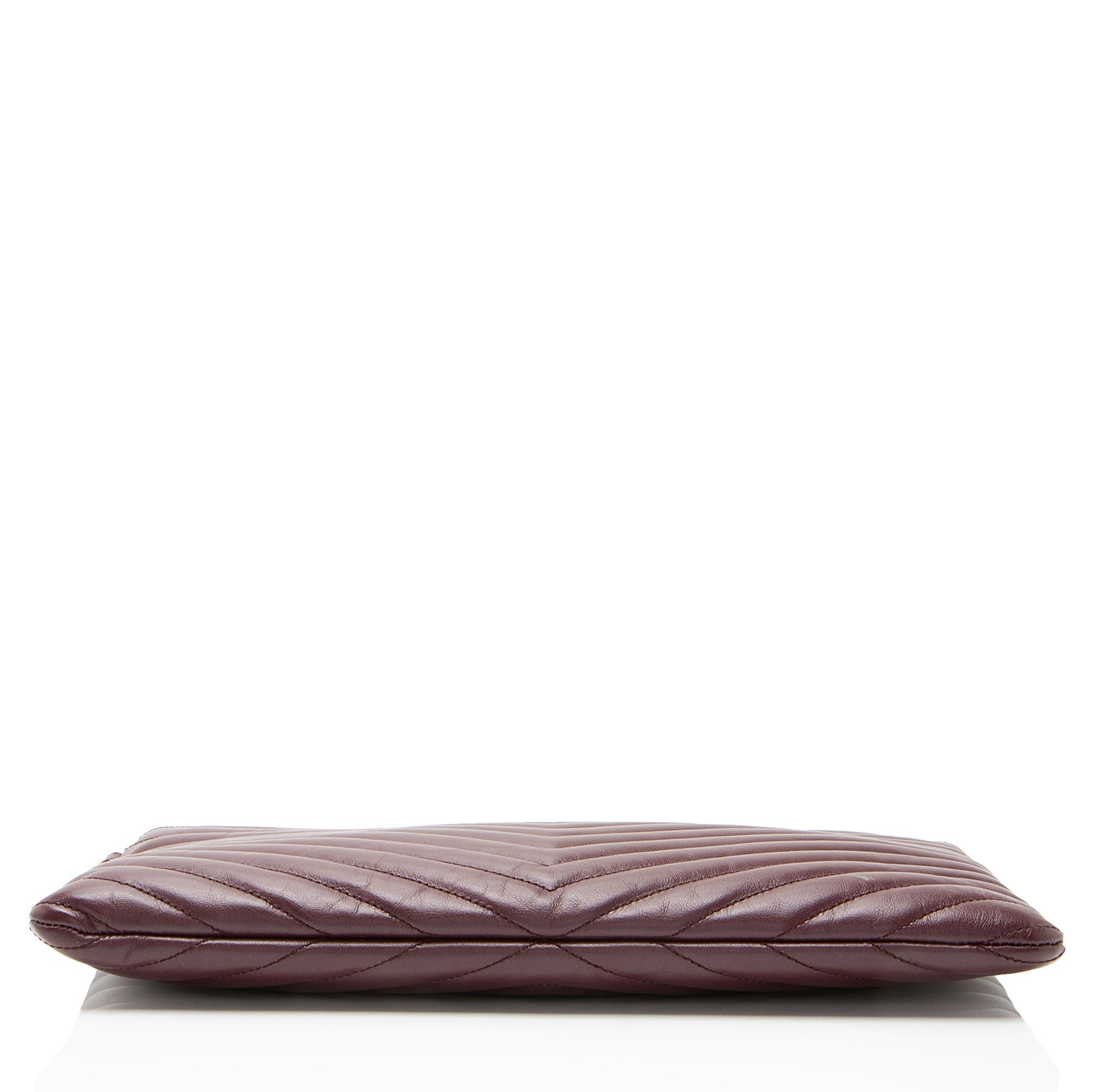 Saint Laurent Matelasse Calfskin Monogram Medium Wristlet