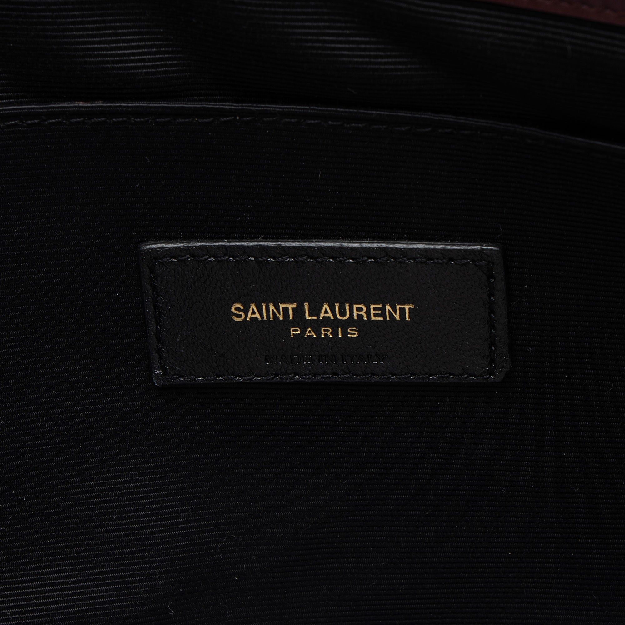 Saint Laurent Matelasse Calfskin Monogram Medium Wristlet