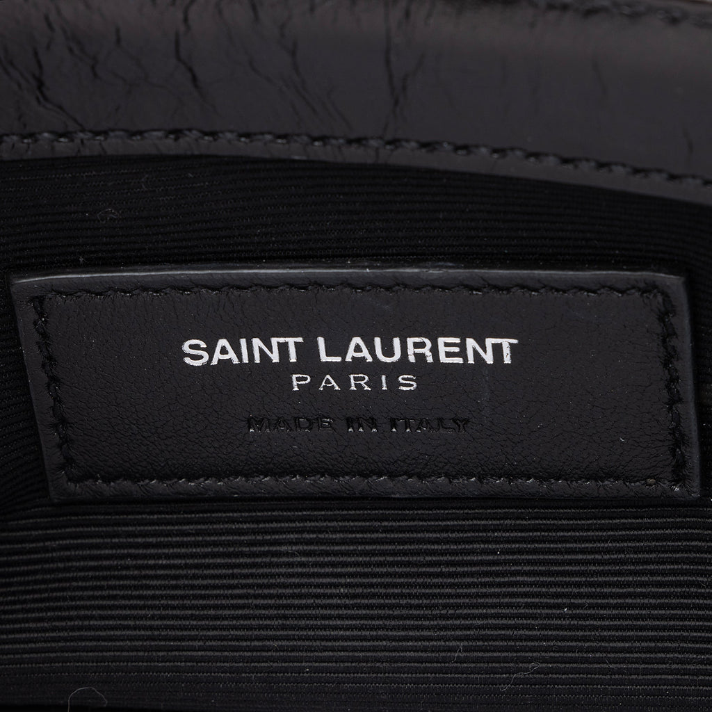 Saint Laurent Matelasse Calfskin Monogram Punk Chain Baby Crossbody Bag (SHF-22834)