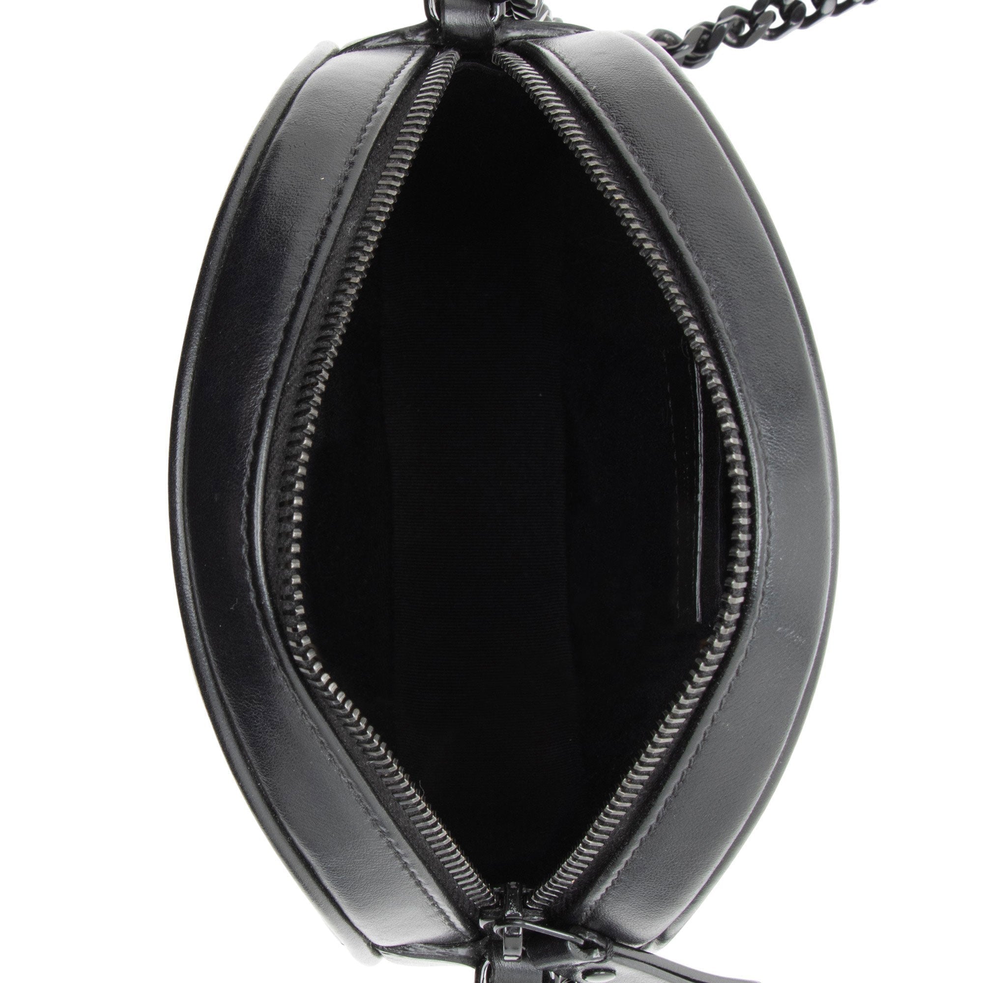Saint Laurent Matelasse Calfskin Monogram Vinyle Round Camera Bag