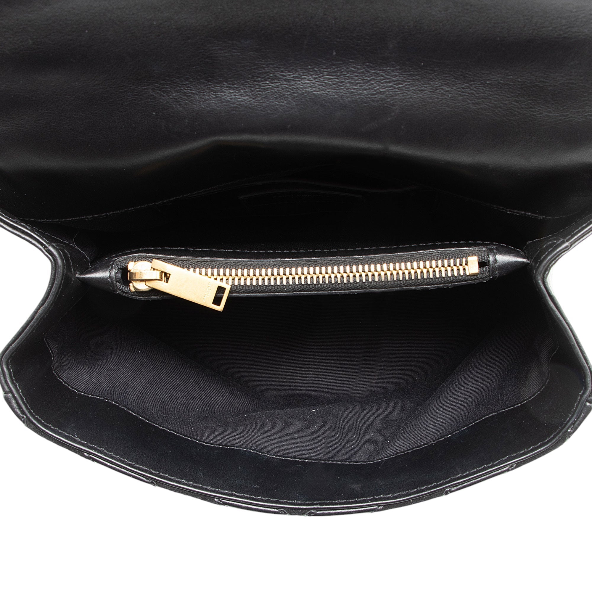 Saint Laurent Matelasse Calfskin Suede Monogram College Medium Shoulder Bag (SHF-UA4qfG)