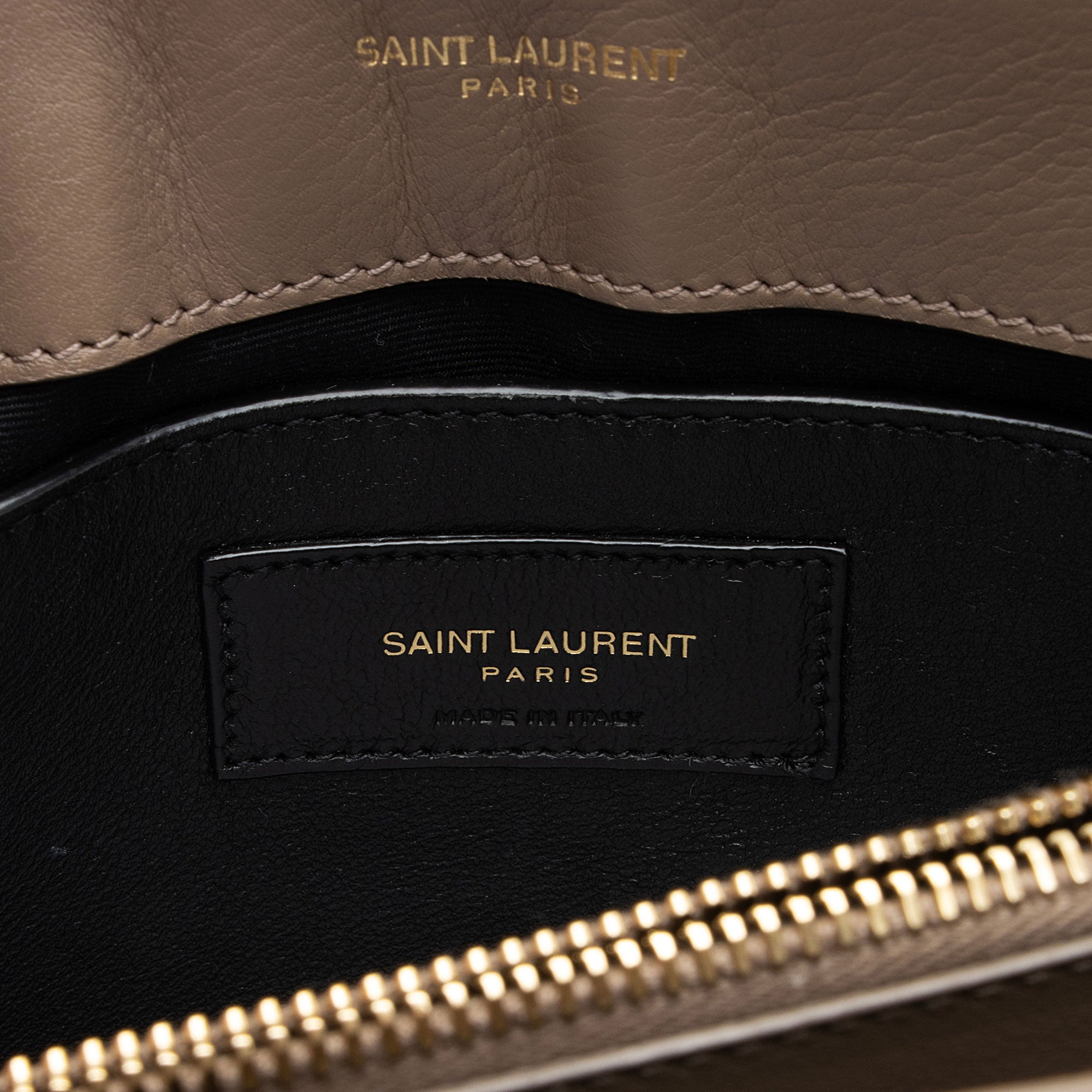 Saint Laurent Matelasse Canvas Monogram LouLou Chain Small Crossbody Bag (SHF-S2G13U)