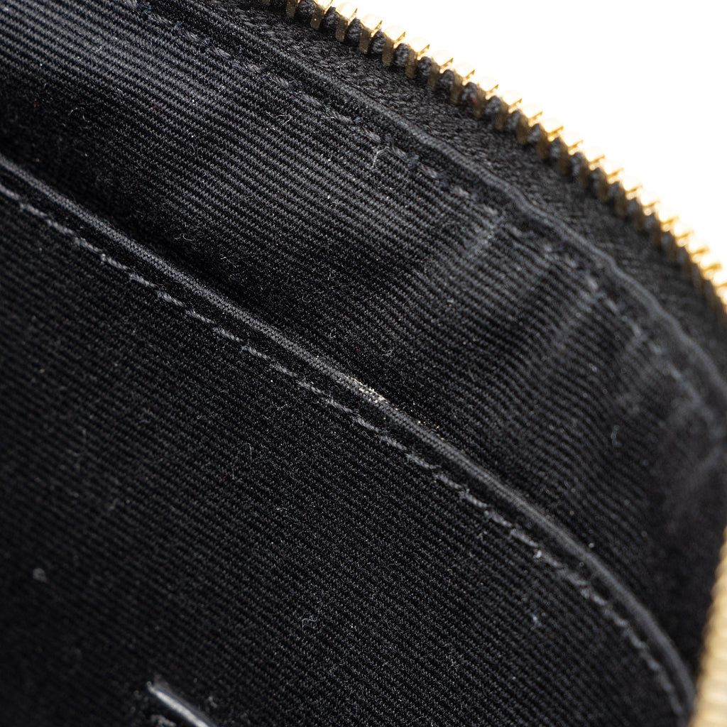 Saint Laurent Matelasse Grain de Poudre Monogram Bill Pouch (SHF-mP6iOM)