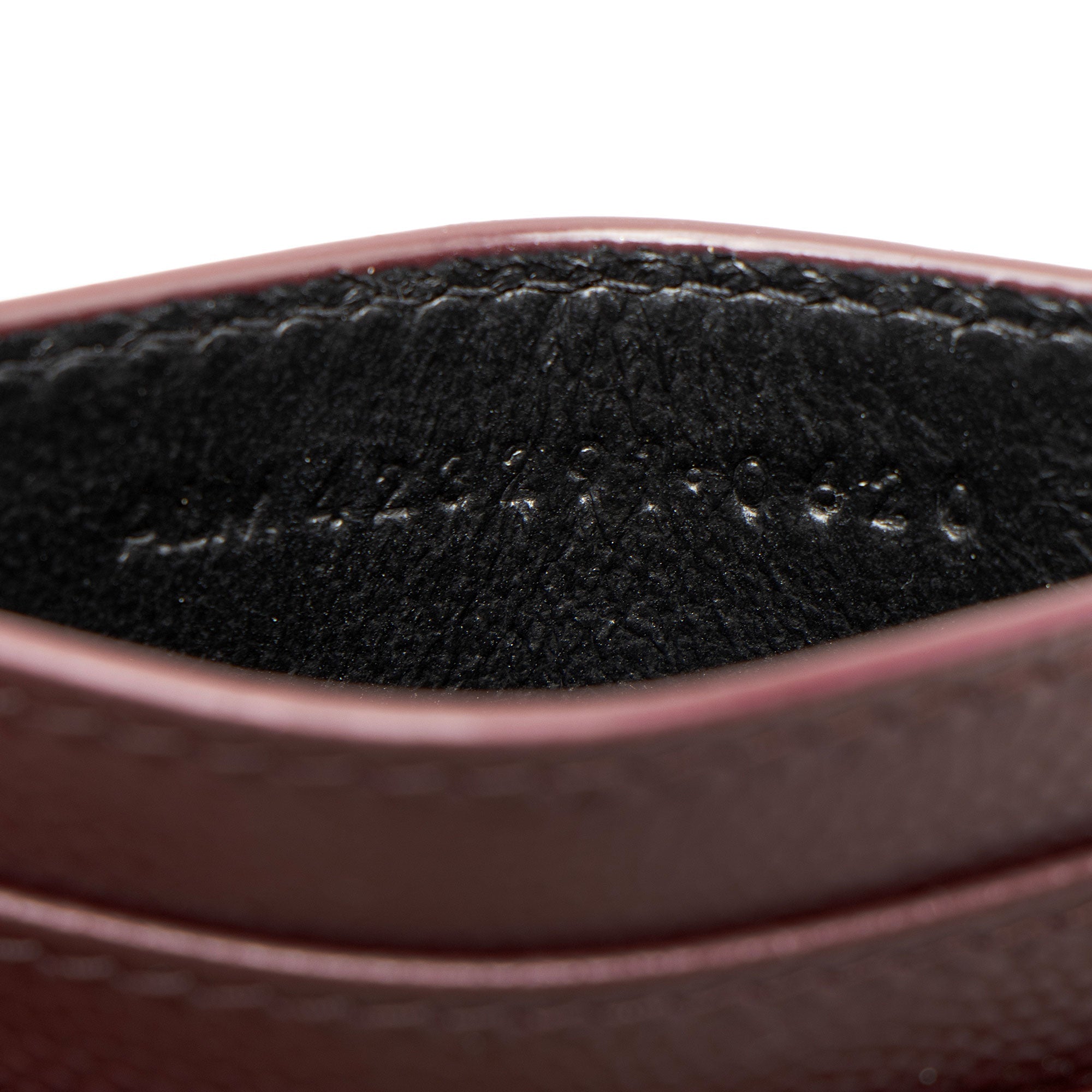 Saint Laurent Matelasse Grain de Poudre Monogram Card Case
