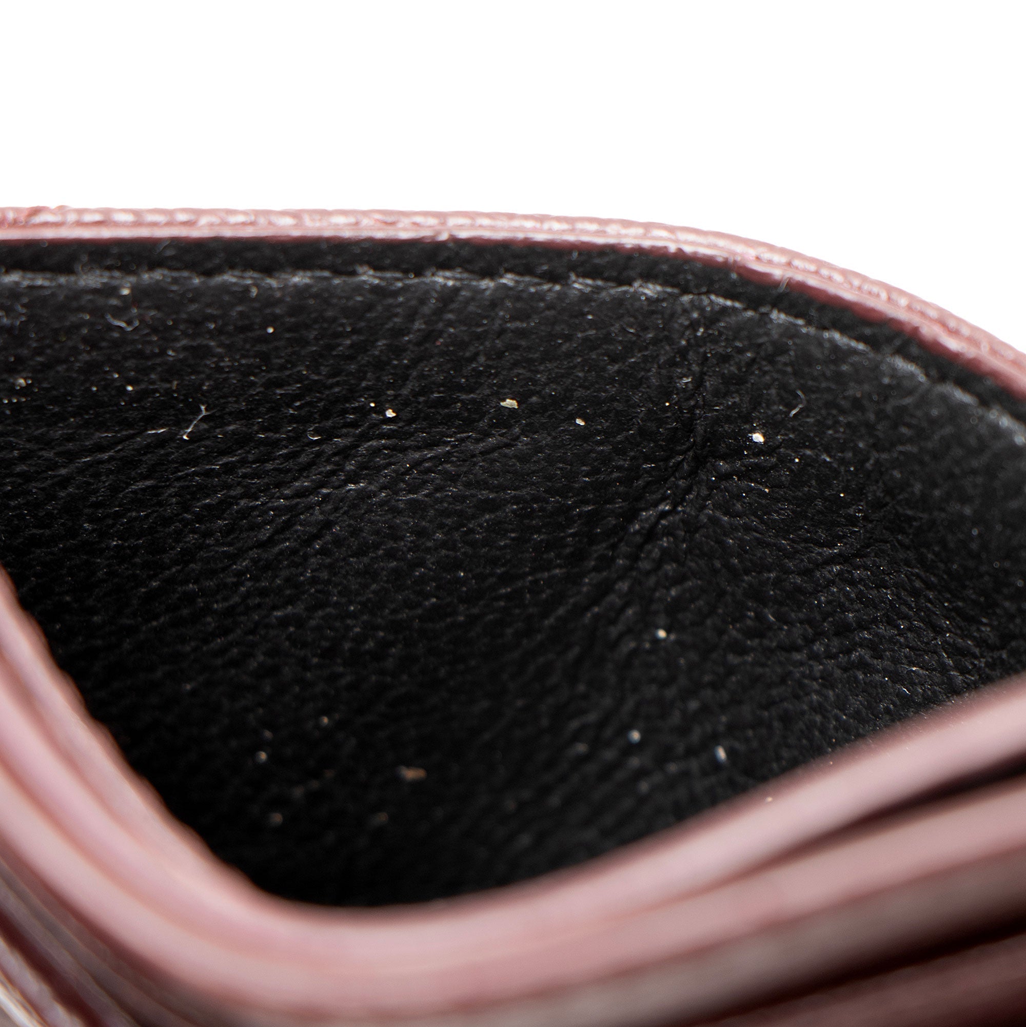 Saint Laurent Matelasse Grain de Poudre Monogram Card Case