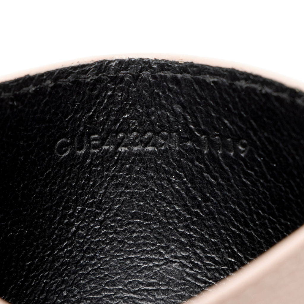 Saint Laurent Matelasse Grain de Poudre Monogram Card Case