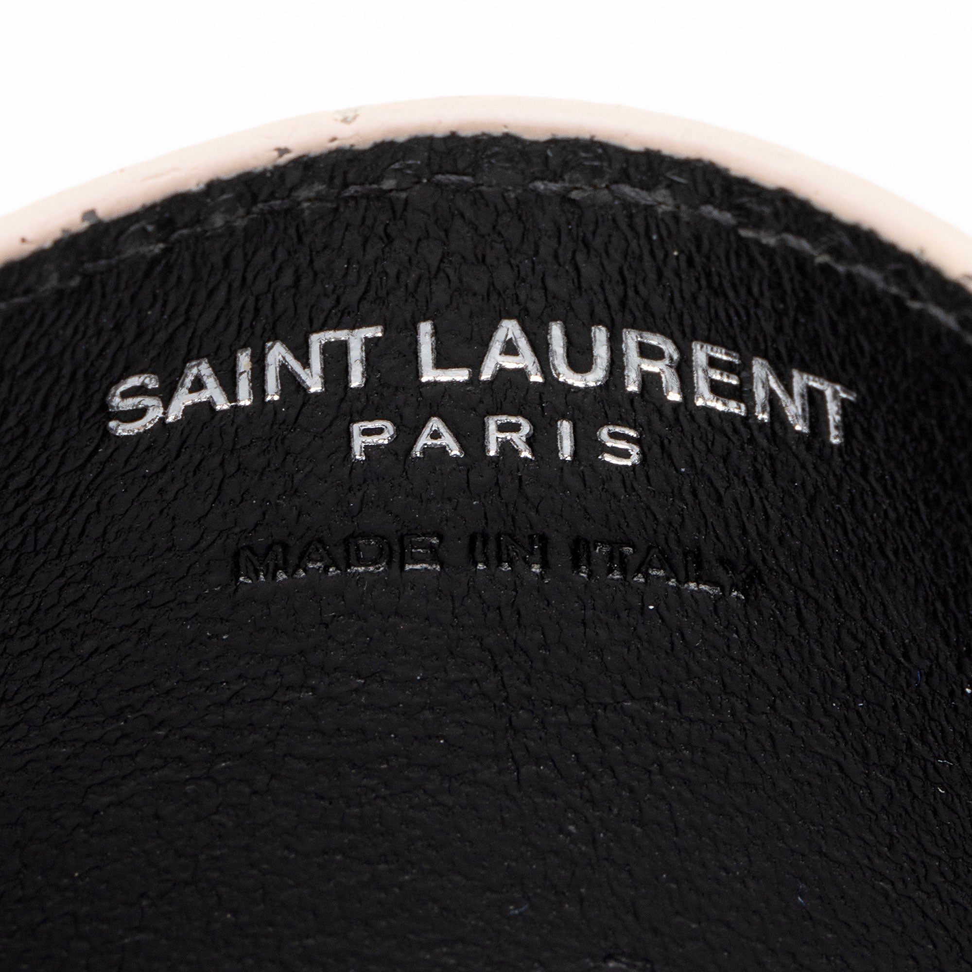 Saint Laurent Matelasse Grain de Poudre Monogram Card Case