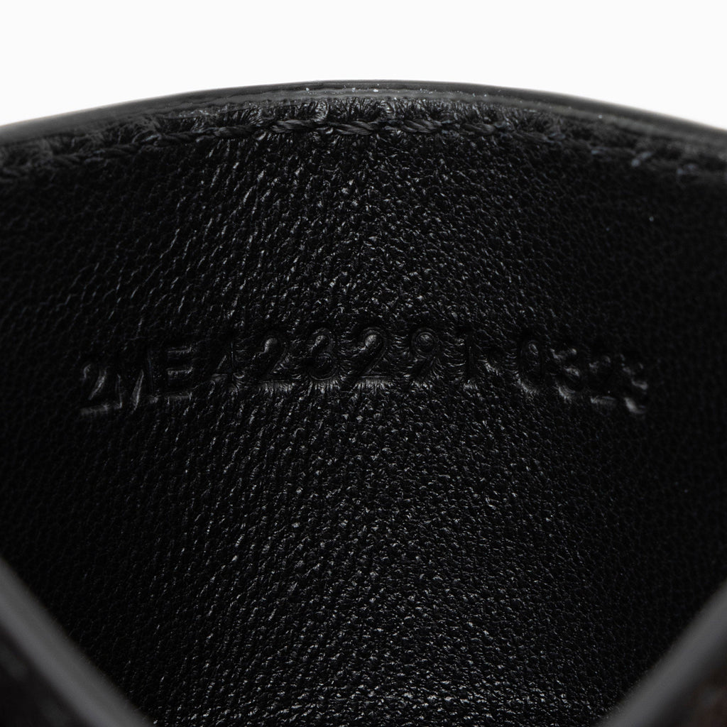 Saint Laurent Matelasse Grain de Poudre Monogram Card Case