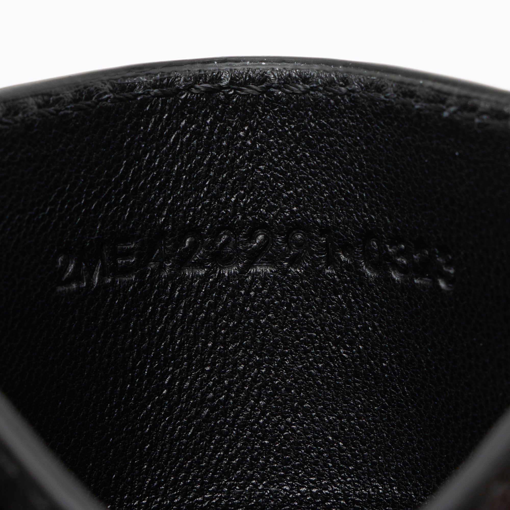 Saint Laurent Matelasse Grain de Poudre Monogram Card Case