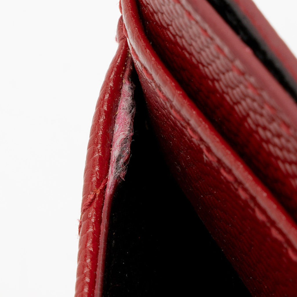 Saint Laurent Matelasse Grain de Poudre Monogram Card Case