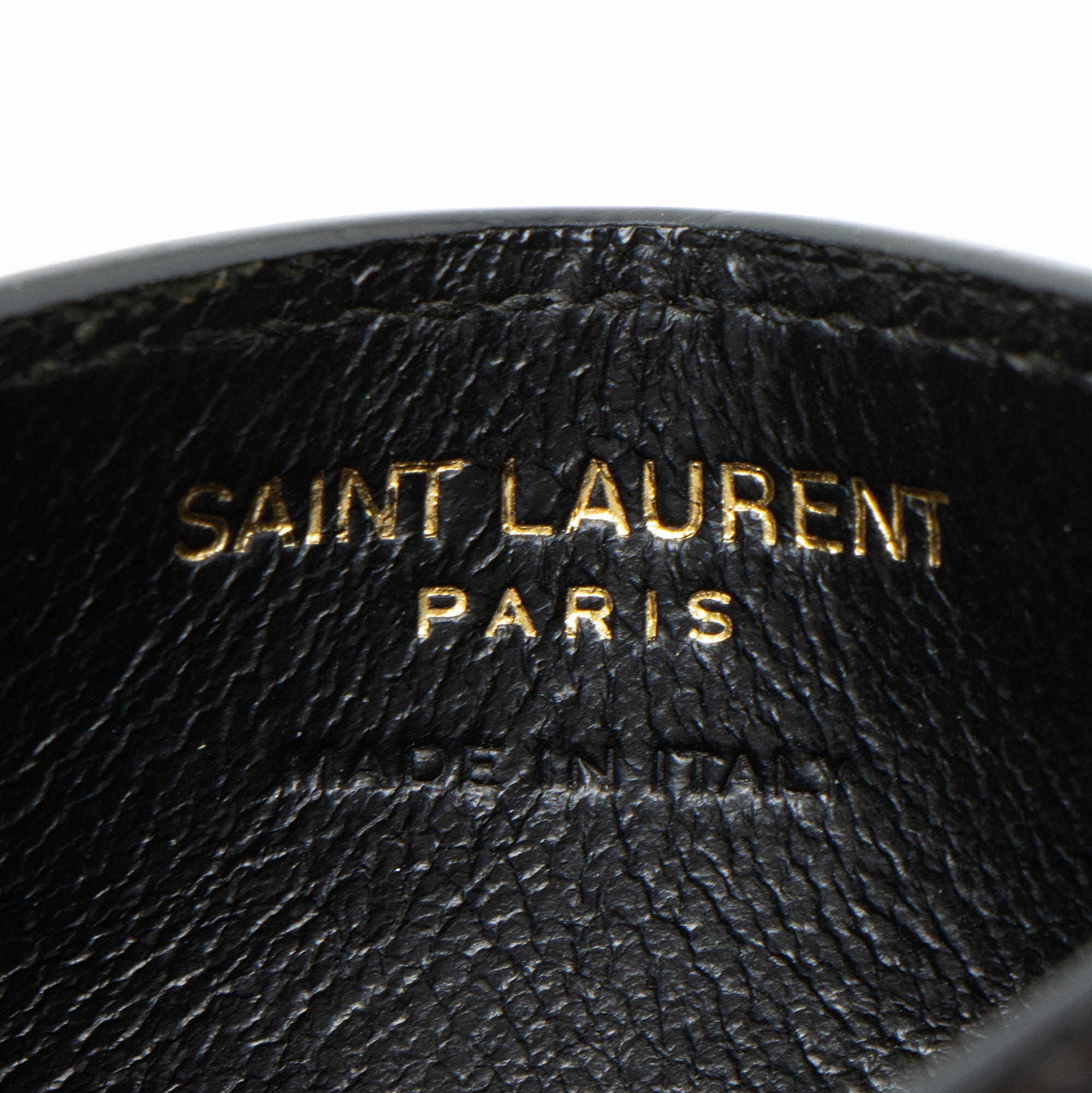 Saint Laurent Matelasse Grain de Poudre Monogram Card Case