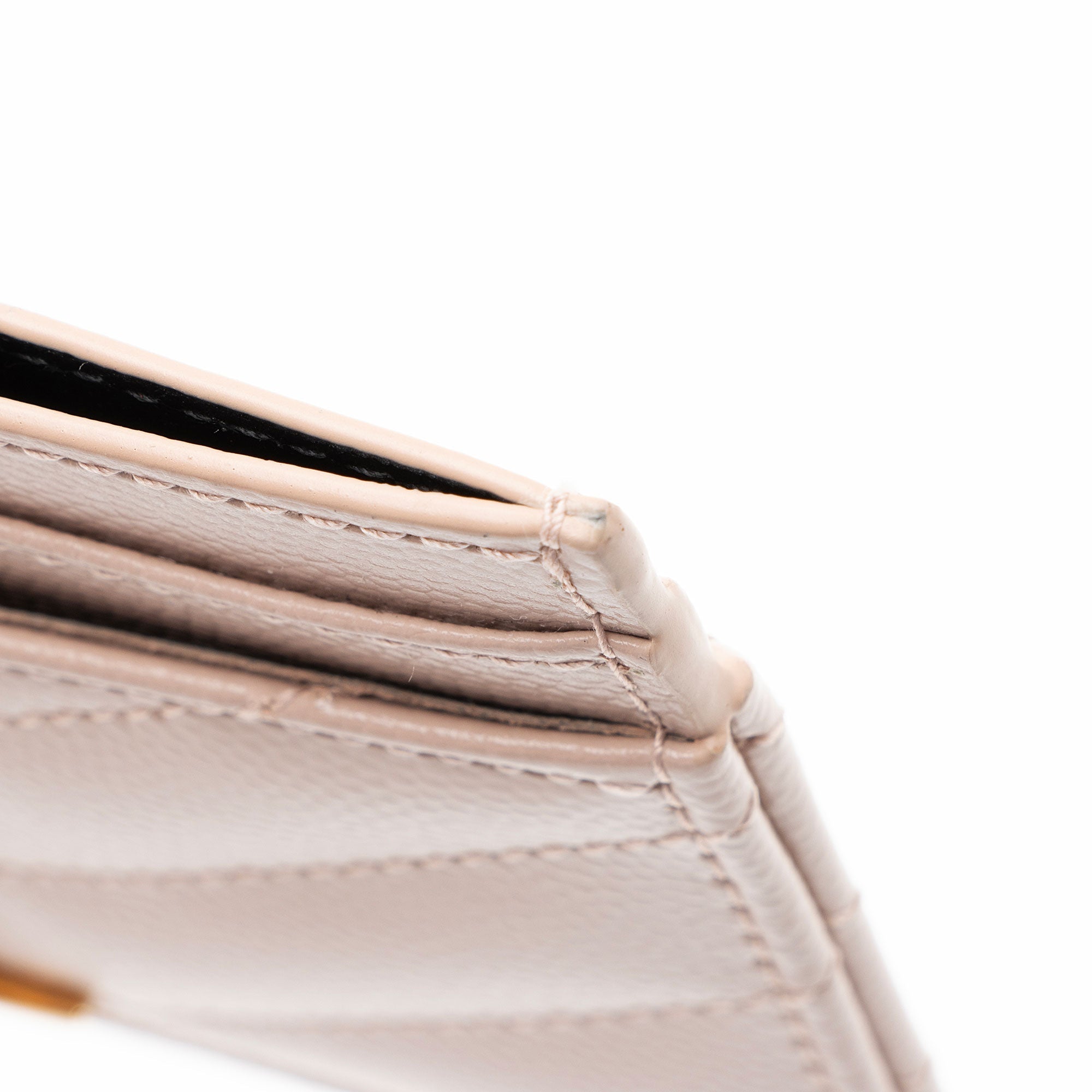 Saint Laurent Matelasse Grain de Poudre Monogram Card Case