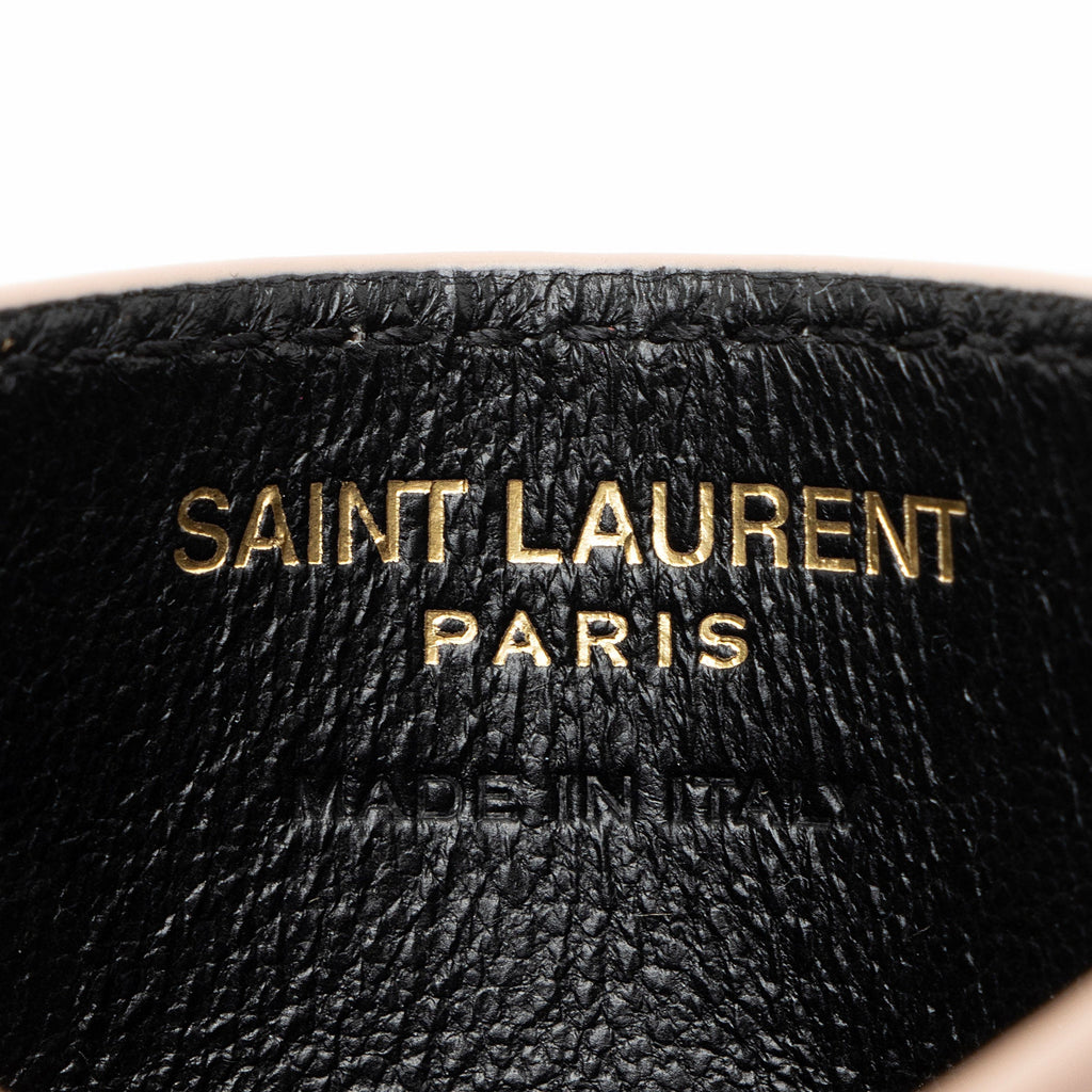 Saint Laurent Matelasse Grain de Poudre Monogram Card Case
