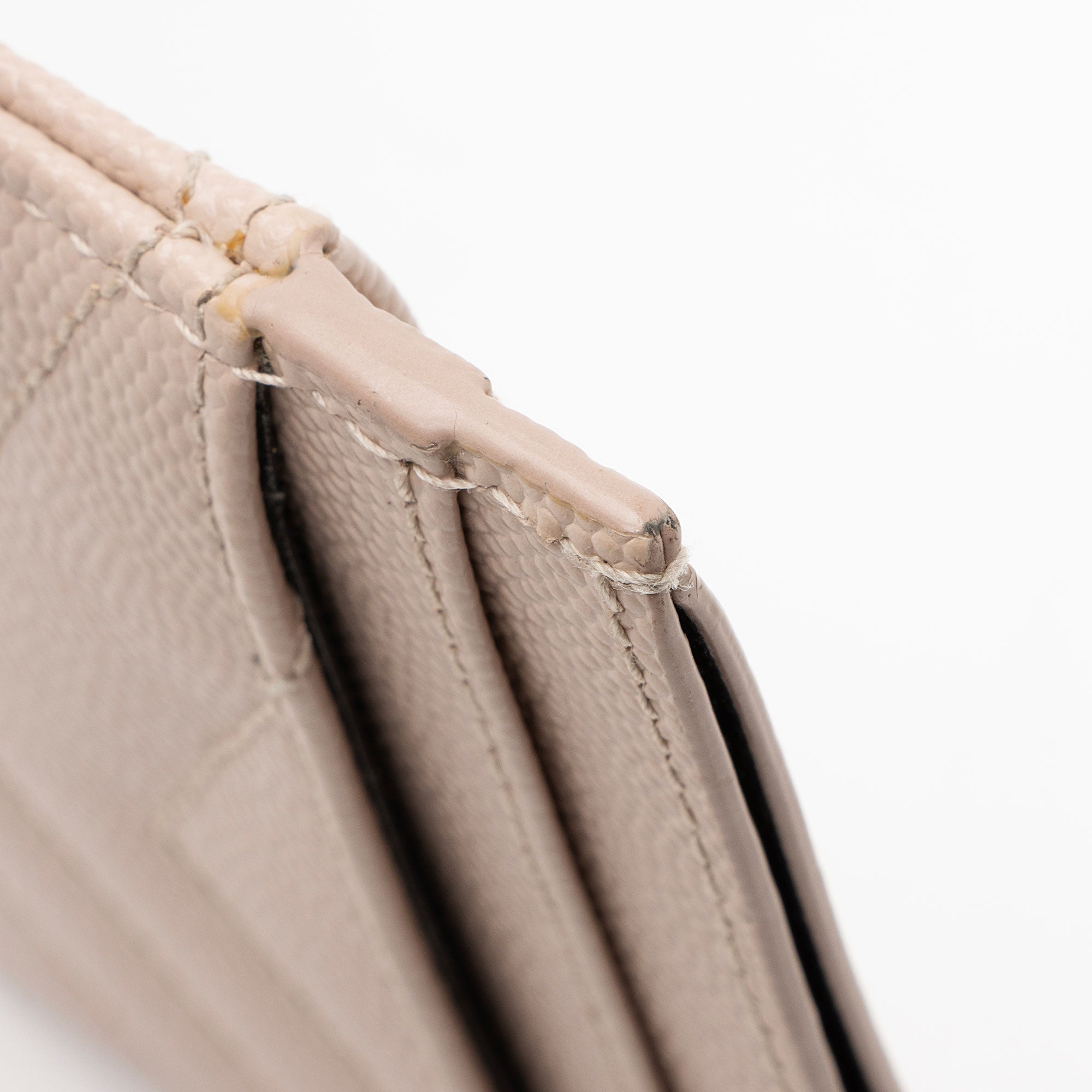 Saint Laurent Matelasse Grain de Poudre Monogram Card Case